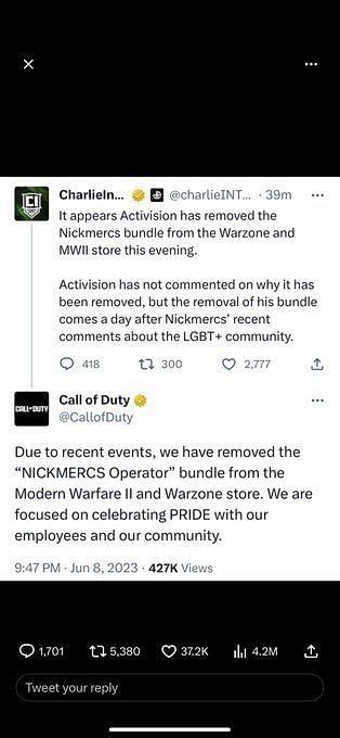 nickmercs desantis|Call of Duty Boycotts Explained: Why Streamers Are Protesting。